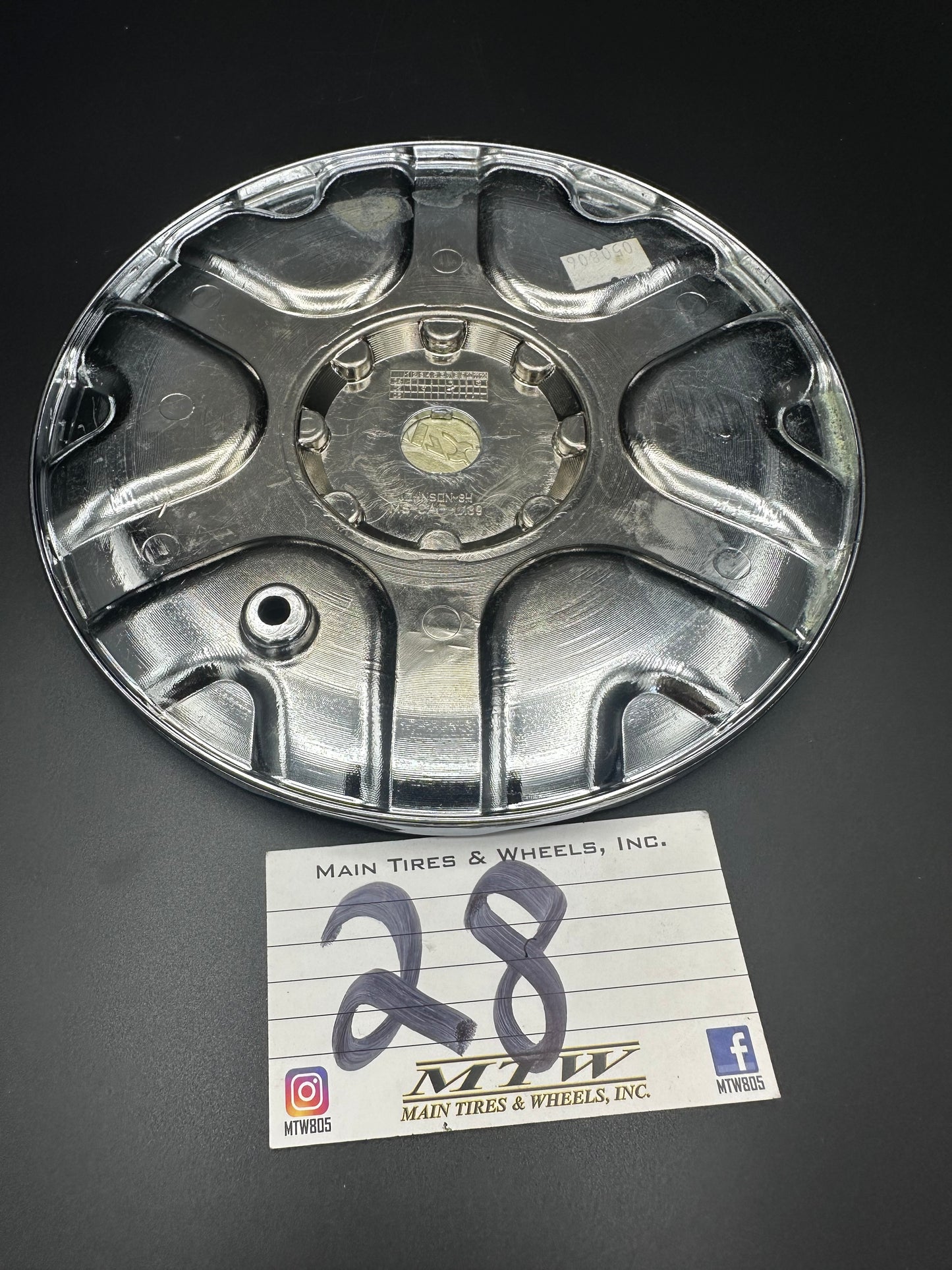 Lexani Wheels JOHNSON-8H MS-CAP-L139 Chrome Wheel Center Cap