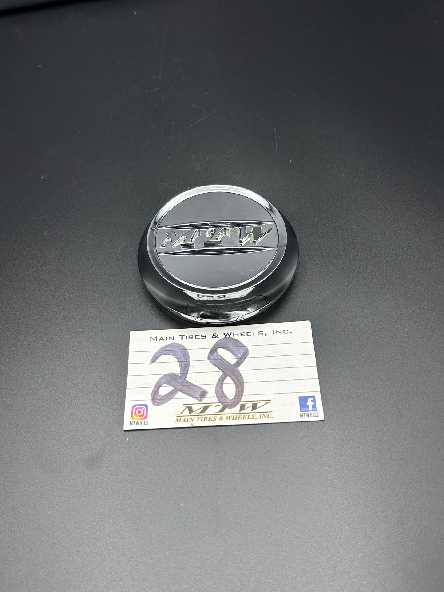 Mtw Billets Chrome Wheel Cap