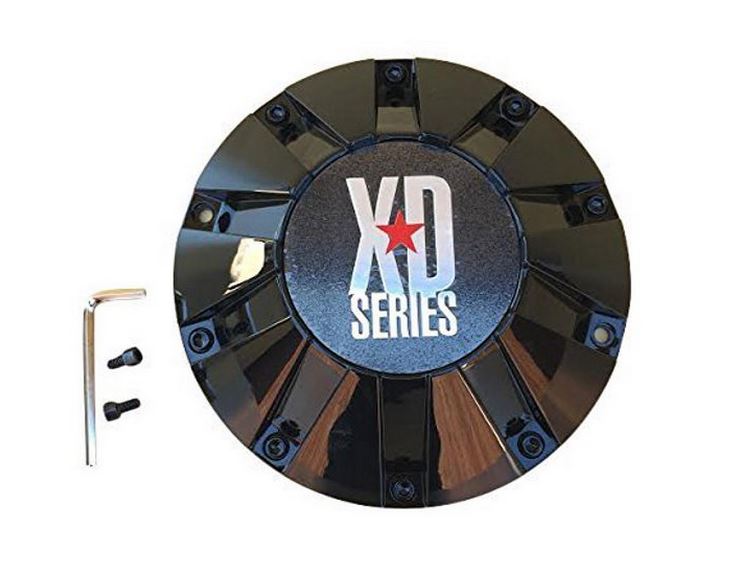 QTY 1 KMC XD Wheel Center Cap Gloss Black fits 18" 20" 22" XD806 Bomb 451L215