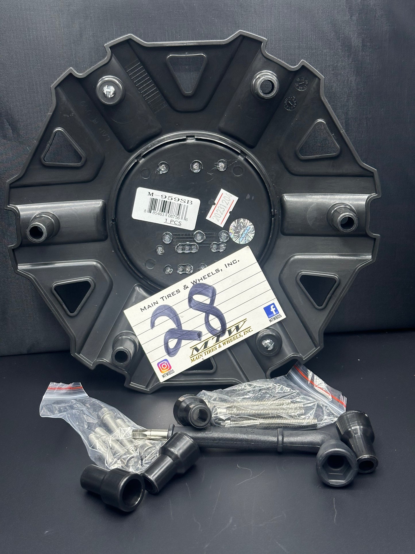 KMC XD Series Monster 2 II Satin Black Center Cap CAP M-959