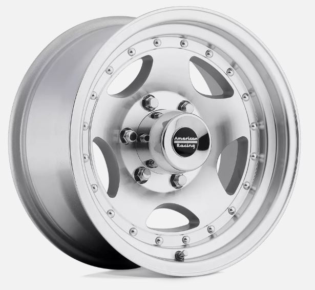 15x10 -44 American Racing AR23 Machined 5x127 Wheel Rim (QTY 4)