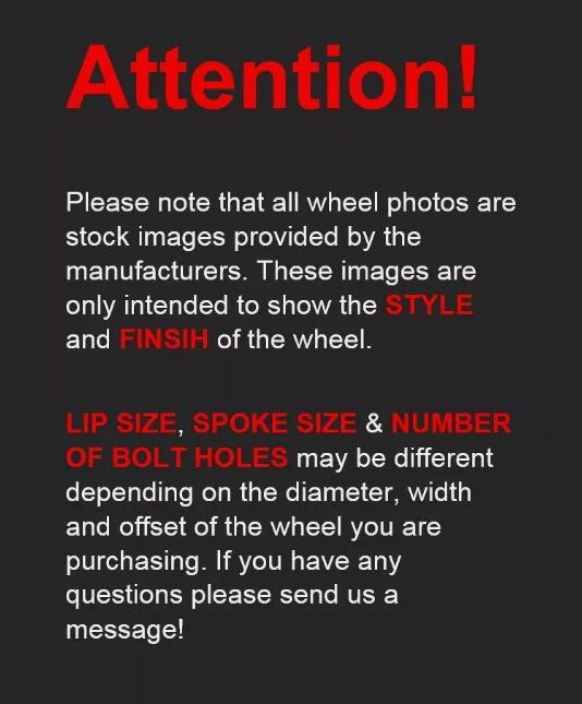15x10 -44 American Racing AR23 Machined 5x127 Wheel Rim (QTY 4)