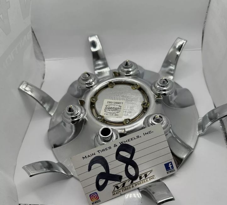 DROPSTARS DS01 LUXURY WHEELS DS01200011 S508-33 CHROME WHEEL RIM CENTER CAP