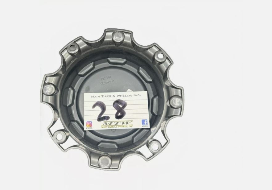 Black Rhino Matte Black Center Cap 8-LUG, 1932S11