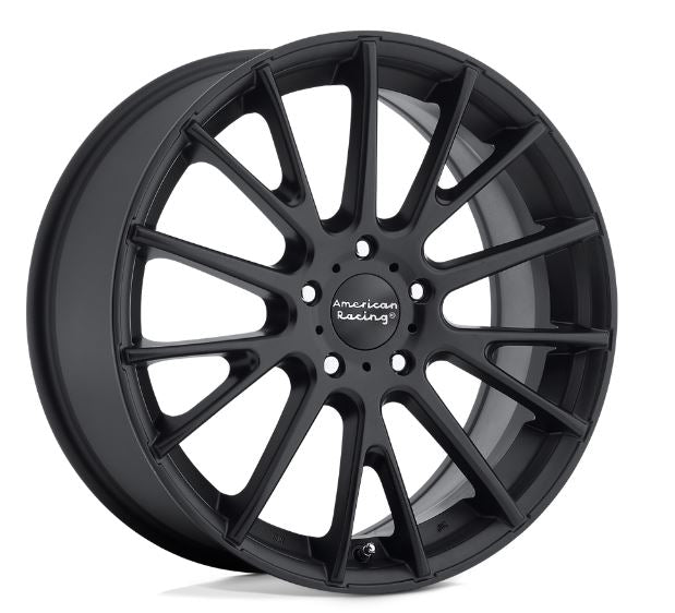American Racing AR904 Satin Black 16x7 5x112 40mm (AR90467056740)
