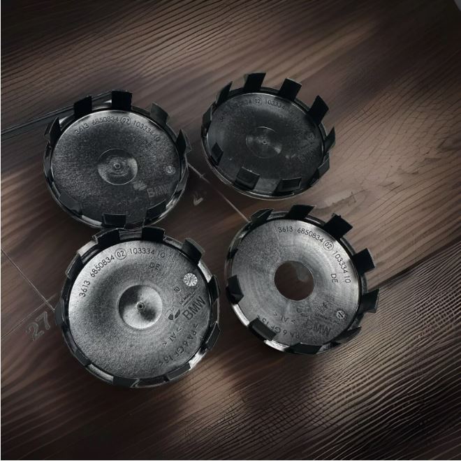 1 Set of 4 BMW Wheel Center Caps (2018-2024) - Part #36136850834