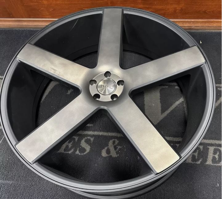 (Set of 4) DUB S216 Baller 28x10 5x115 / 5x120 Matte Black Wheel 28" 31mm For Chevy GMC