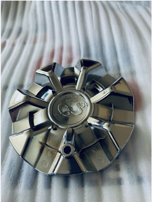 U2-35 Chrome Wheel Center Cap Serial Number CS377T-1P SJ903-06