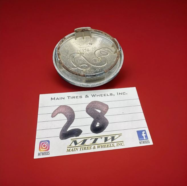 U2 Chrome Snap In Wheel Center Cap CC378-2P