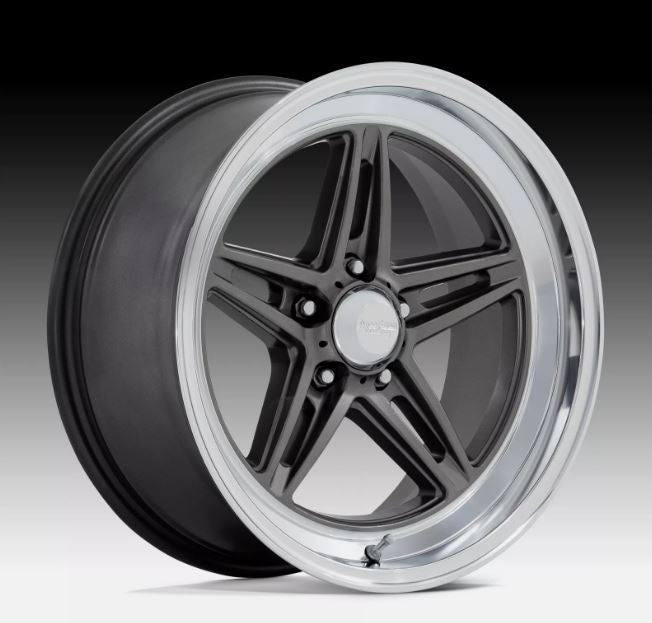American Racing Vintage VN514 Groove Anthracite 18x7 5x4.5 0mm (VN514AD18701200)