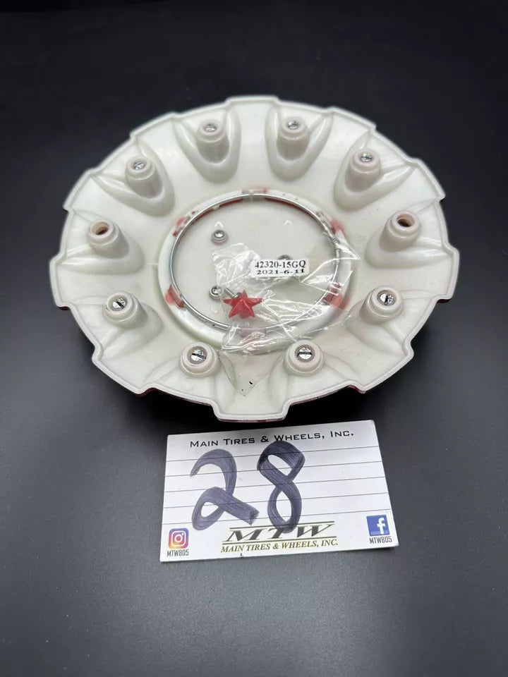 XD Series XD859 Wheel Center Cap - Candy Red & Chrome Logo 42320-15GQ