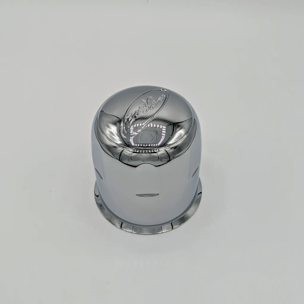 EAGLE ALLOY CHROME CENTER CAP PART# 3170, 3167. (NEW) W/Facial Scratches