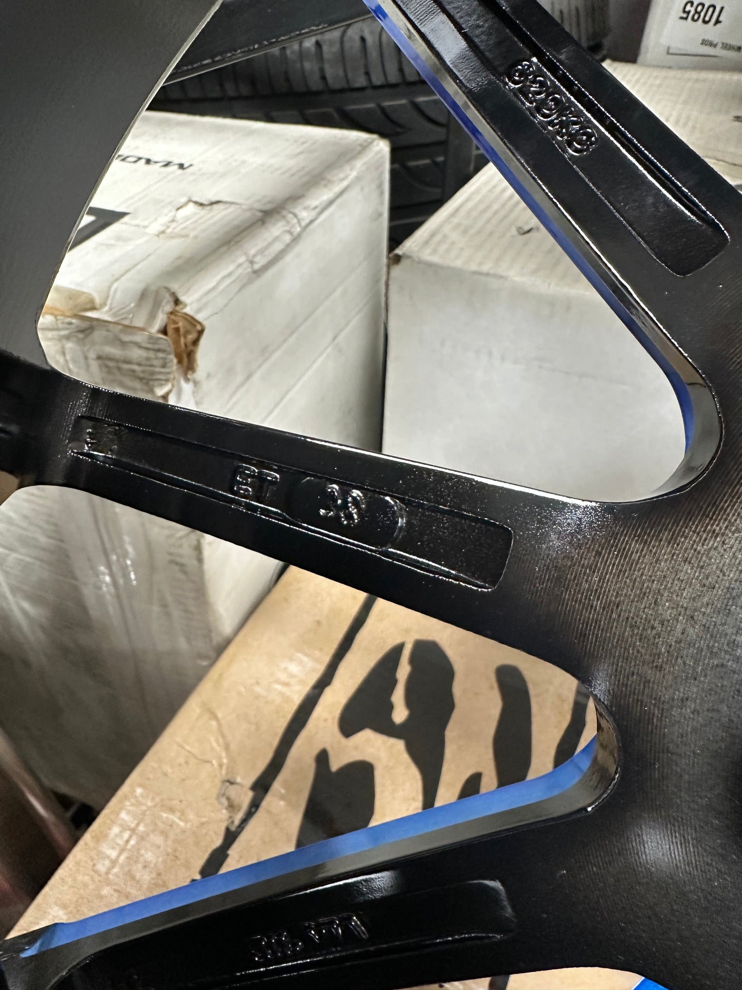 Drag Concepts R39 17x7.5 5x100/5x4.5" +38mm Blue/Milled Wheel Rim 17" Inch QTY4