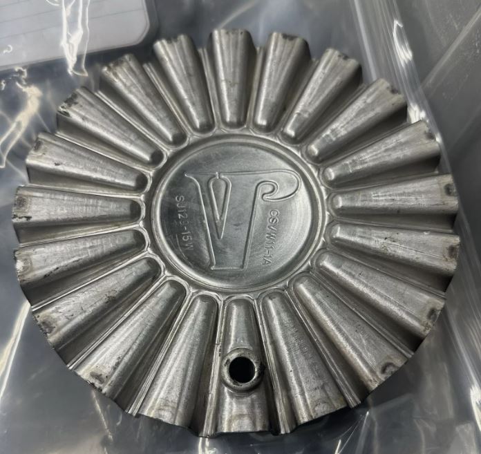 Velocity VW11 CSVW11-1A Black and Machined Wheel Center Cap